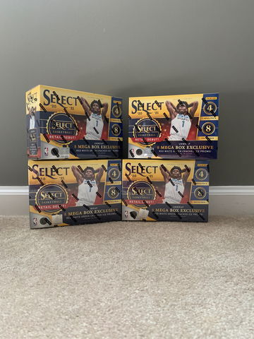 20-21 Panini Select Basketball Mega Box Lot
