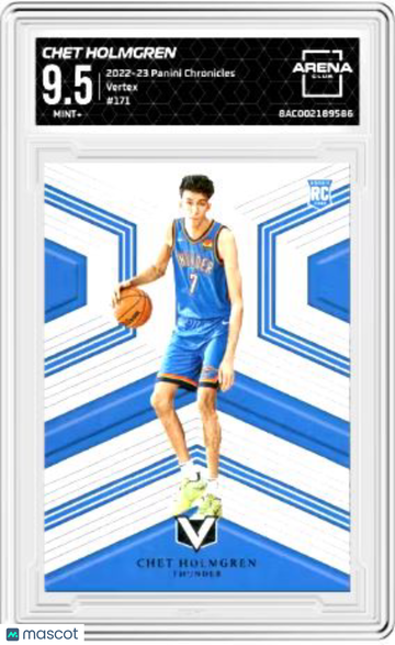 2022-23 Panini Chronicles Chet Holmgren #171 Vertex Arena Club 9.5