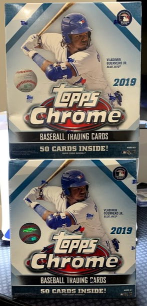 2019 Topps Chrome Mega Box x2