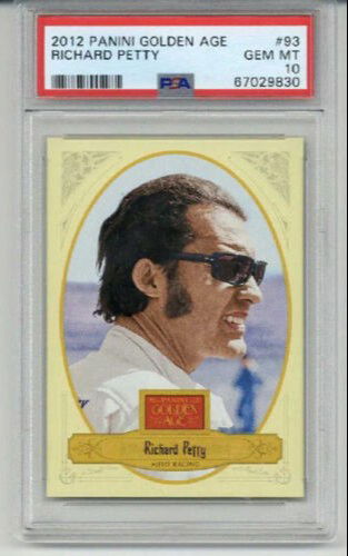 2012 PANINI GOLDEN AGE #93 RICHARD PETTY CARD NASCAR LEGEND PSA 10