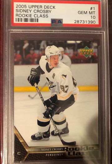 2005 Upper Deck Rookie Class Sidney Crosby Rookie Card PSA 10