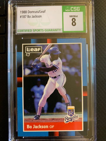 1988 Leaf Bo Jackson 2nd Year CSG 8