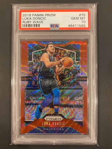 Luka Doncic Ruby Wave Prizm