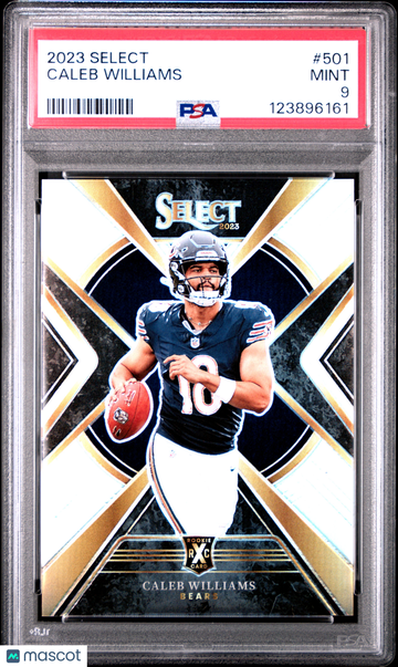 2023 Panini Select Caleb Williams #501 PSA 9