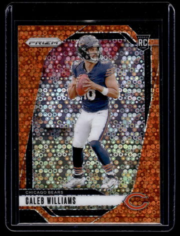 2024 Panini Prizm Orange Disco Caleb Williams #301 RC