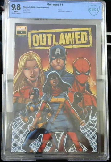 Outlawed #1 Walmart Variant CBCS 9.8