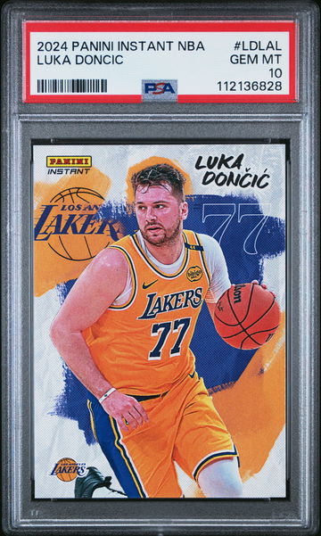 2024 PANINI INSTANT NBA LUKA DONCIC #LDLAL LAKERS PSA 10