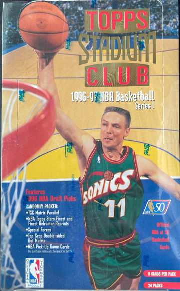 1996-1997 Topps Stadium Club Series 1 Basketball Hobby Box