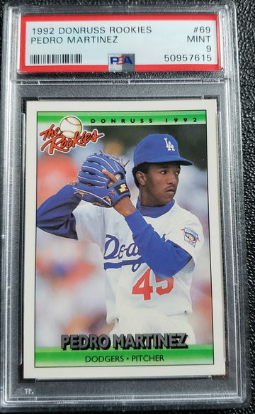 1992 Donruss Pedro Martinez PSA 9