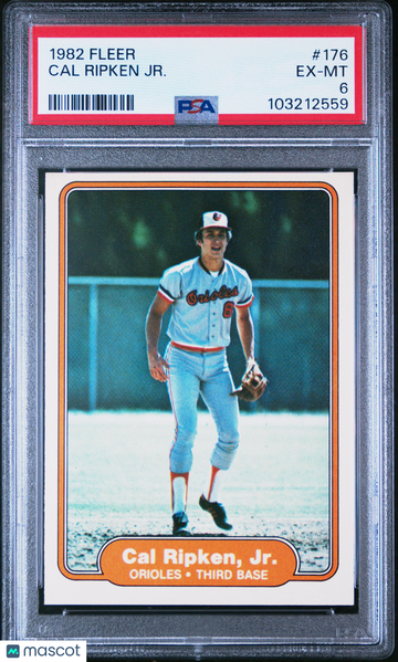 1982 Fleer Cal Ripken Jr. #176 PSA 6
