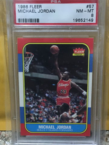 Michael Jordan 1986 Fleer #57 RC