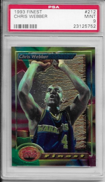 1993 Finest Chris Webber PSA 9