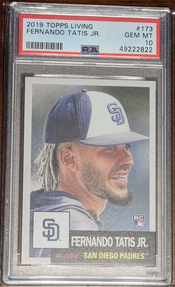 2019 Topps Living Fernando Tatis Jr. RC PSA 10