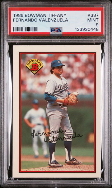 1989 Bowman Tiffany Fernando Valenzuela #337 /6000 PSA 9