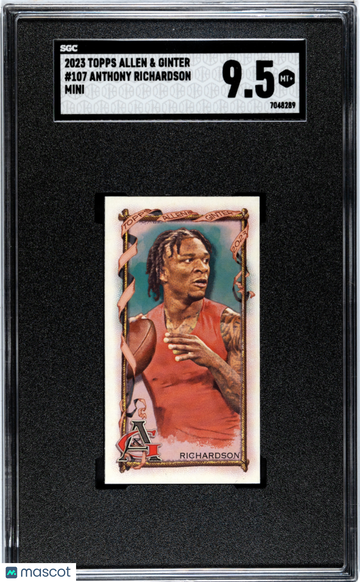 2023 Topps Allen & Ginter Anthony Richardson #107 Mini SGC 9.5