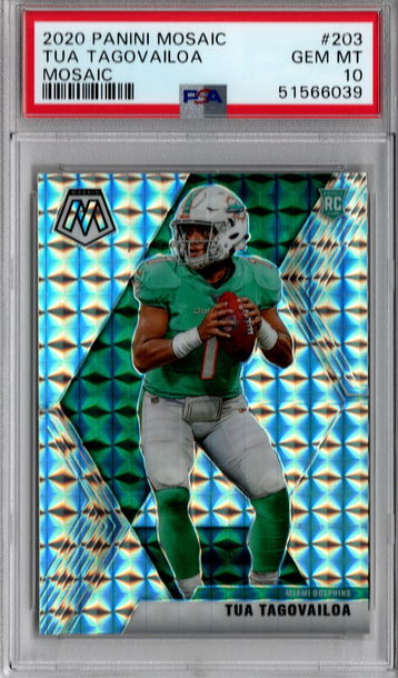 2020 Mosaic Tua Tagovailoa MOSAIC PSA 10
