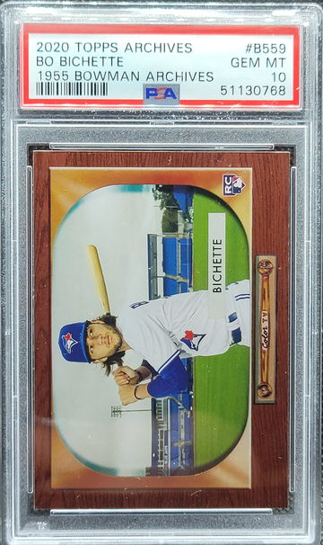 2020 Topps Archives 1955 Bowman Archives #B559 Bo Bichette Rookie RC PSA 10 Toronto Blue Jays