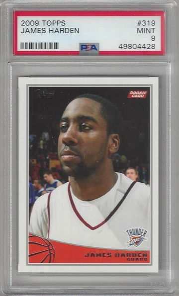 2009 Topps James Harden #319 PSA 9