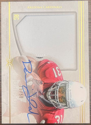 2015 Topps Definitive David Johnson patch auto /50