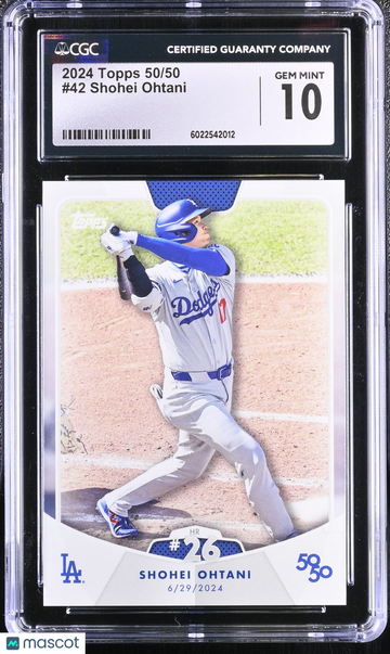 2024 Topps 50/50 Shohei Ohtani #42 CGC 10
