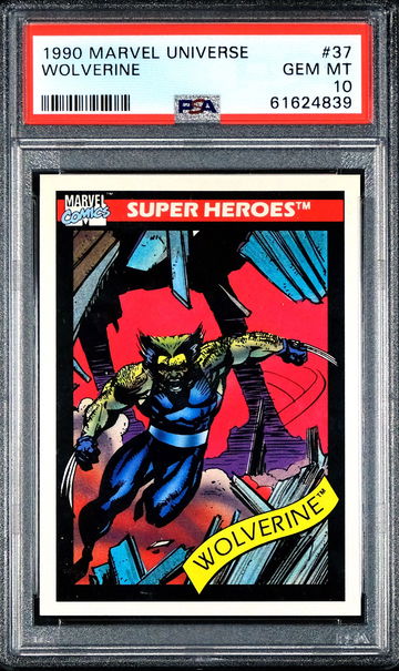 1990 Impel Marvel Universe 🔥 Wolverine #37 🔥 PSA 10 - GEM MINT