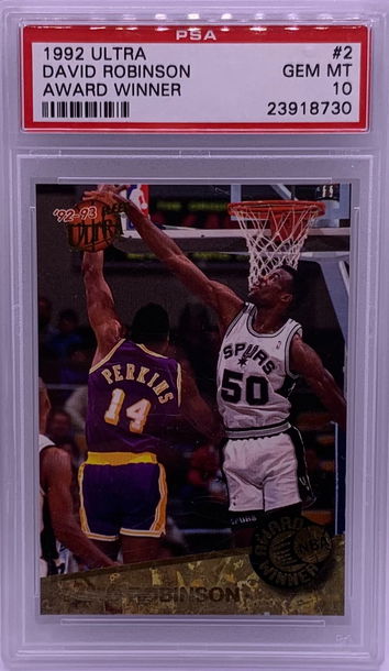 1992 ULTRA DAVID ROBINSON AWARD WINNER PSA 10 
