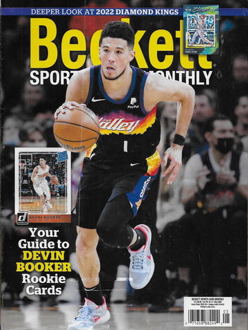 Beckett Sports Card Monthly Price Guide Magazine May 2022 Devin Booker Phoenix Suns