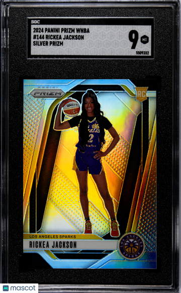 2024 Panini Prizm Wnba Rickea Jackson #144 Silver SGC 9