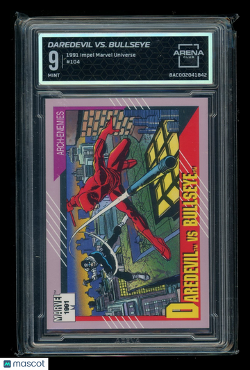 1991 Impel Marvel Universe #104 Arena Club 9