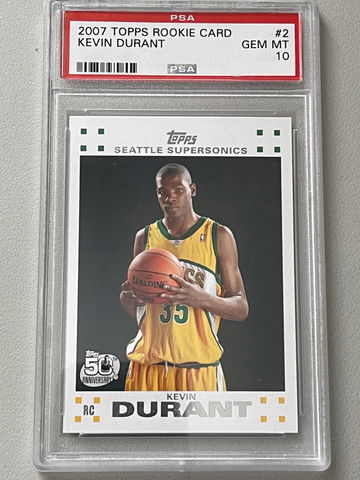 KEVIN DURANT TOPPS ROOKIE