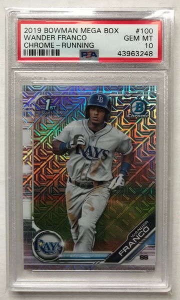 2019 Bowman Chrome Mega Box Wander Franco PSA 10 Rookie RC