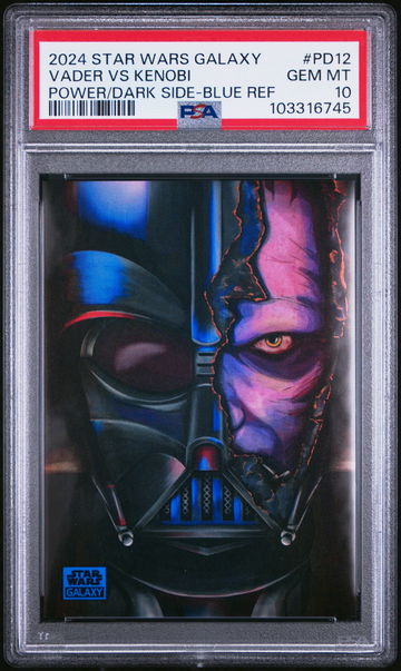 2024 TOPPS STAR WARS GALAXY POWER OF THE DARK SIDE /150 BLUE #PD12 PSA 10