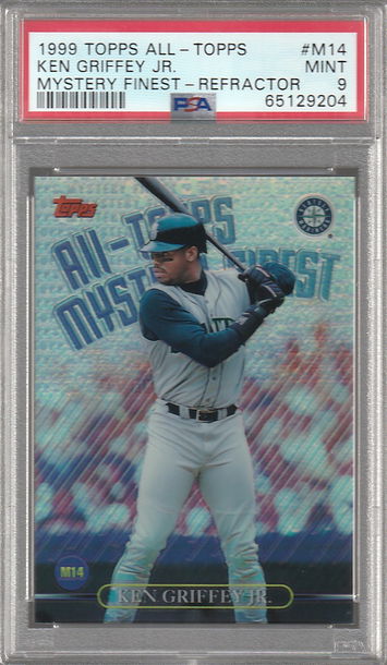 1999 Topps Finest All-Topps Mystery Finest Ken Griffey Jr refractor PSA 9
