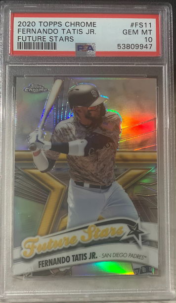 2020 Topps Chrome Fernando Tatis Jr Future Stars PSA 10