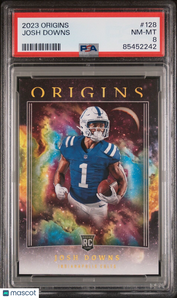 2023 Origins Josh Downs #128 Rookie PSA 8