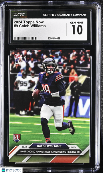 2024 Topps Now Caleb Williams #9 CGC 10