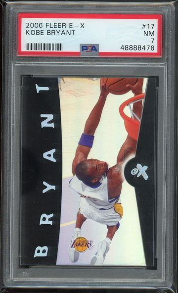 2006 Fleer E-X Kobe Bryant PSA 7 