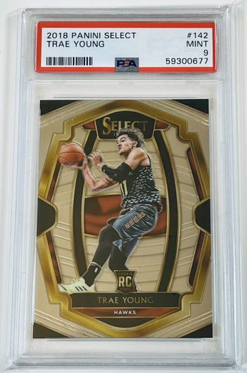 2018 Select Premier Level Trae Young PSA 9