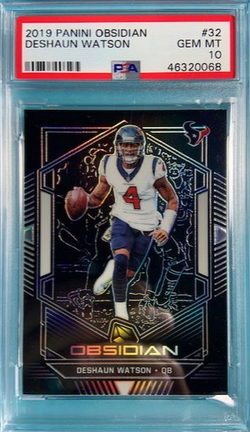 2019 Panini Obsidian /125 Deshaun Watson SP PSA 10 GEM MINT Houston Texans Pop 3