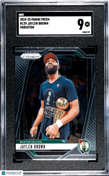 2024 Panini Prizm Jaylen Brown #139 Variation SGC 9