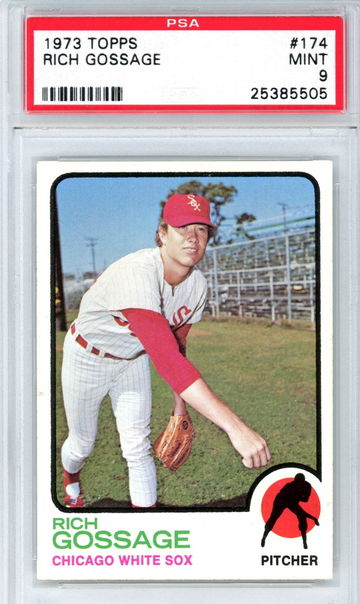 1973 TOPPS RICH GOOSE GOSSAGE Rookie PSA 9