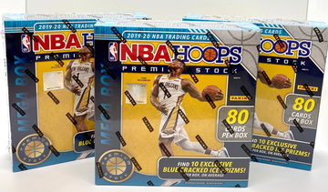3x 2019-2020 PANINI NBA HOOPS PREMIUM STOCK MEGA BOX EXCLUSIVE FACTORY SEALED