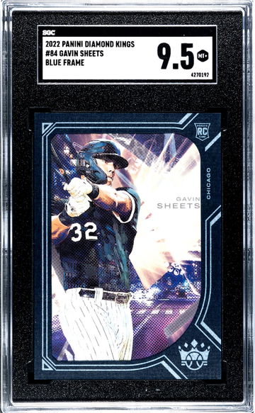 2022 Panini Diamond Kings #84 Gavin Sheets Blue Frame SGC 9.5
