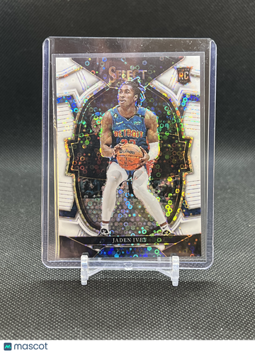 2022 Panini Select Fast Break Jaden Ivey White Rookie Disco /75