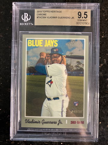 2019 Topps Heritage Vladimir Guerrero Chrome THC504