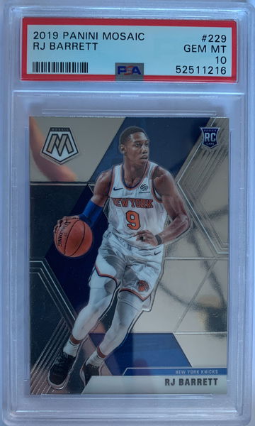 2019 Panini Mosaic RJ Barrett PSA 10