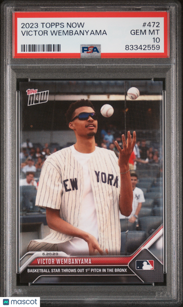 2023 Topps Now Victor Wembanyama #472 PSA 10