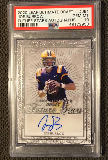 Joe Burrow Future Stars PSA 10...Pop 1