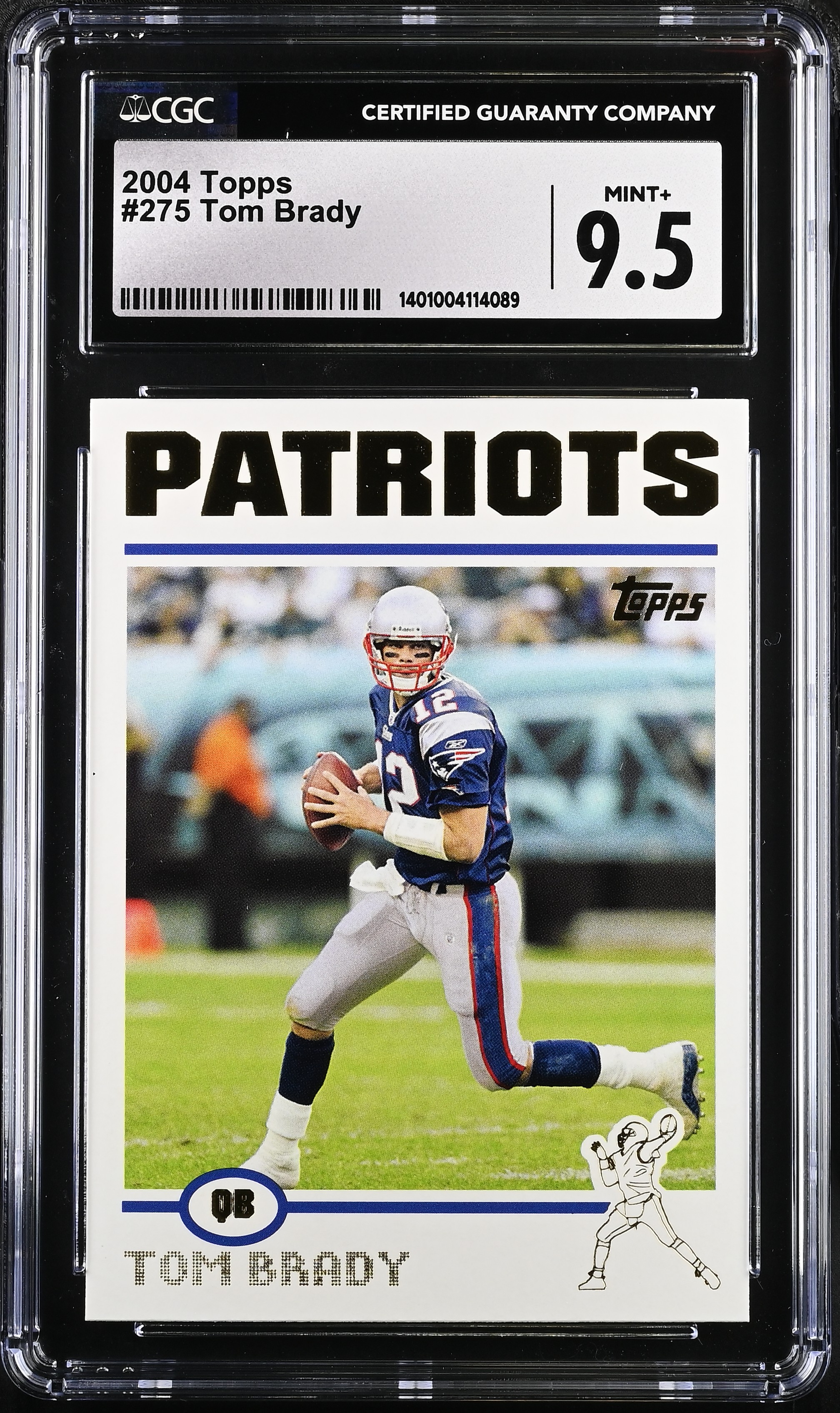 Tom Brady 2004 Topps #275 CGC 9.5 Topps