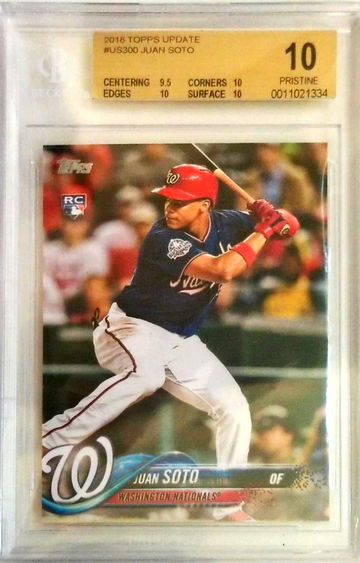 Juan Soto Topps Update BGS 10 Pristine 
